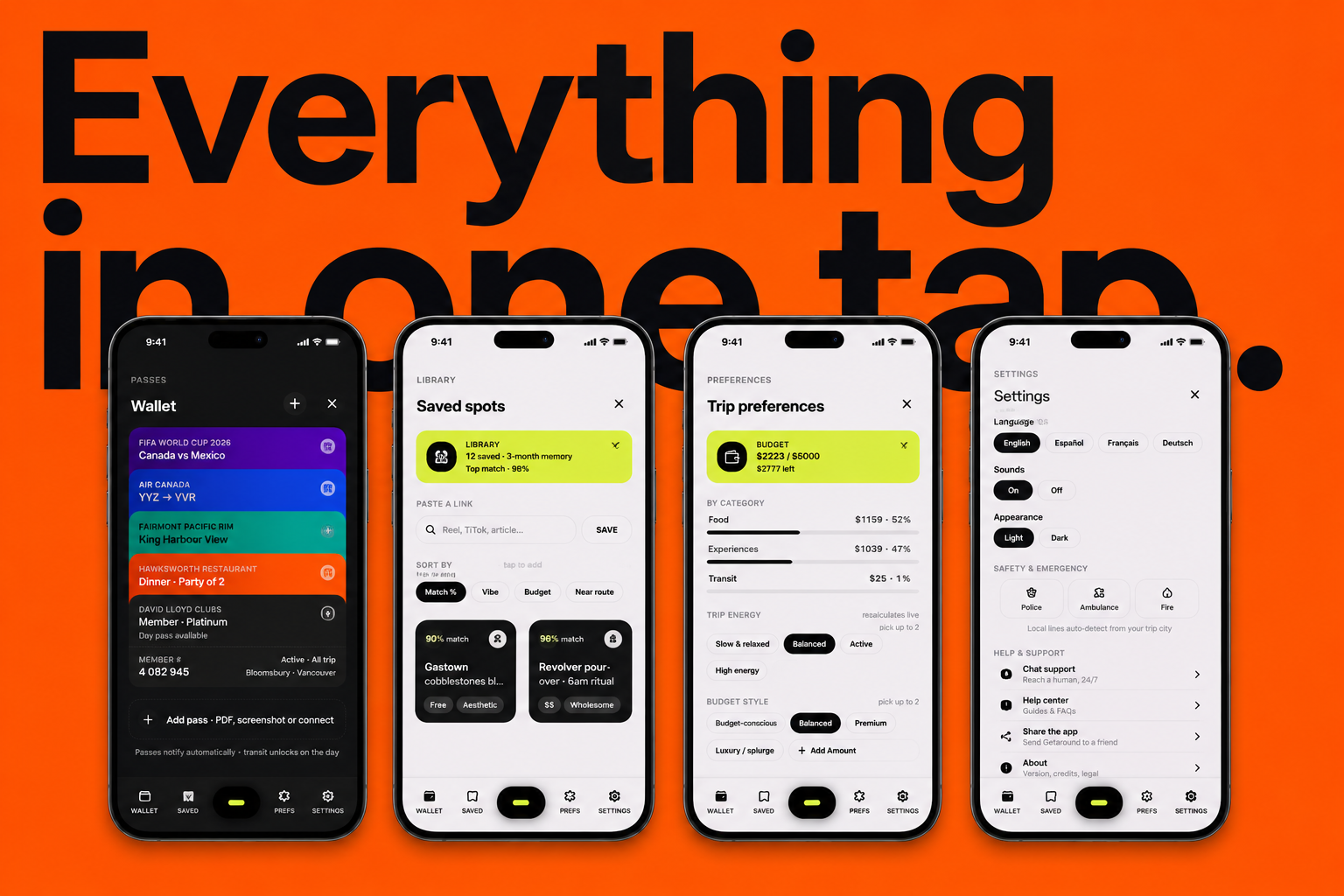Wallet placeholder screen
